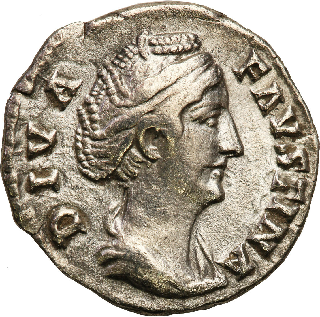 Cesarstwo Rzymskie. Faustyna I (138-141). Denar po 141, Rzym